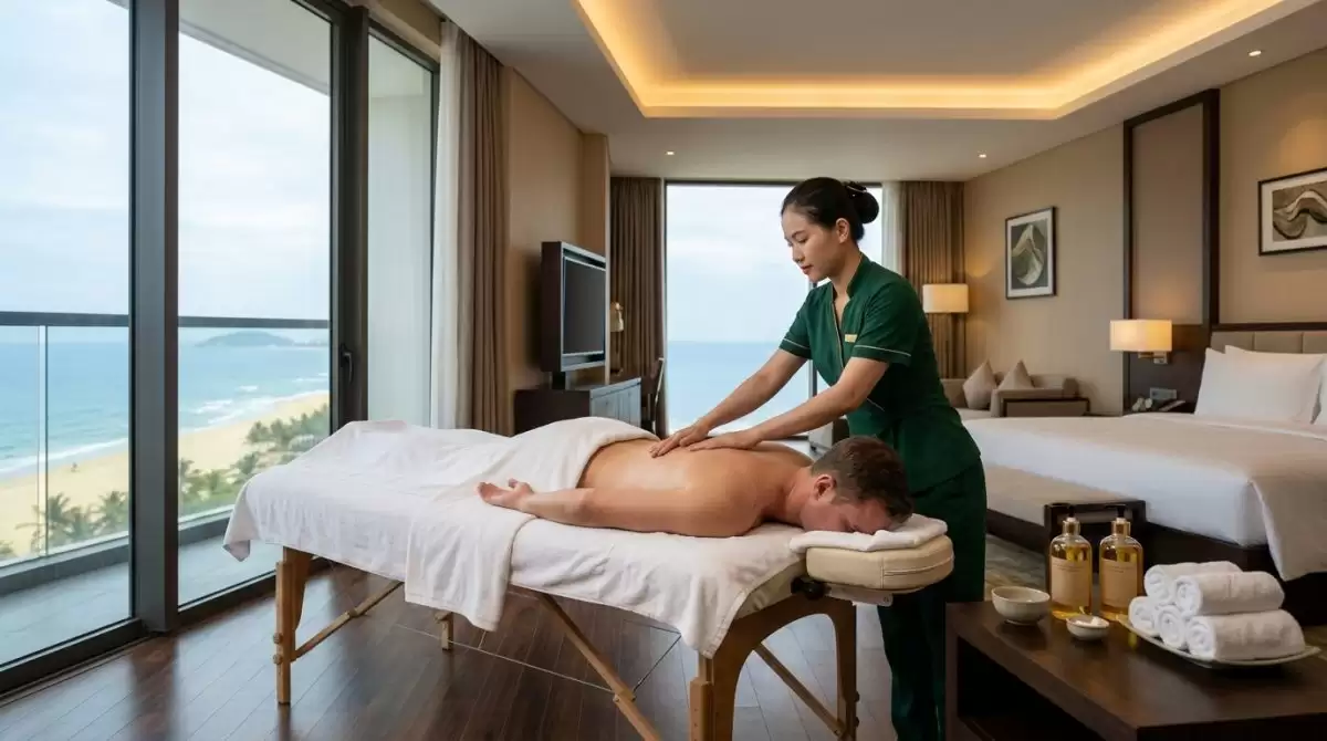 Certified Massage near Han Bridge Central Riverfront Hotel Delivery 2 Advanced Muscle Restoration Administered Privately Inside Your Personal Riverfront Living Space