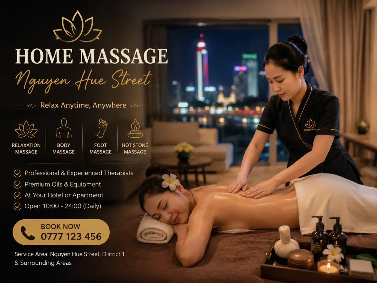 home massage Nguyen Hue Street