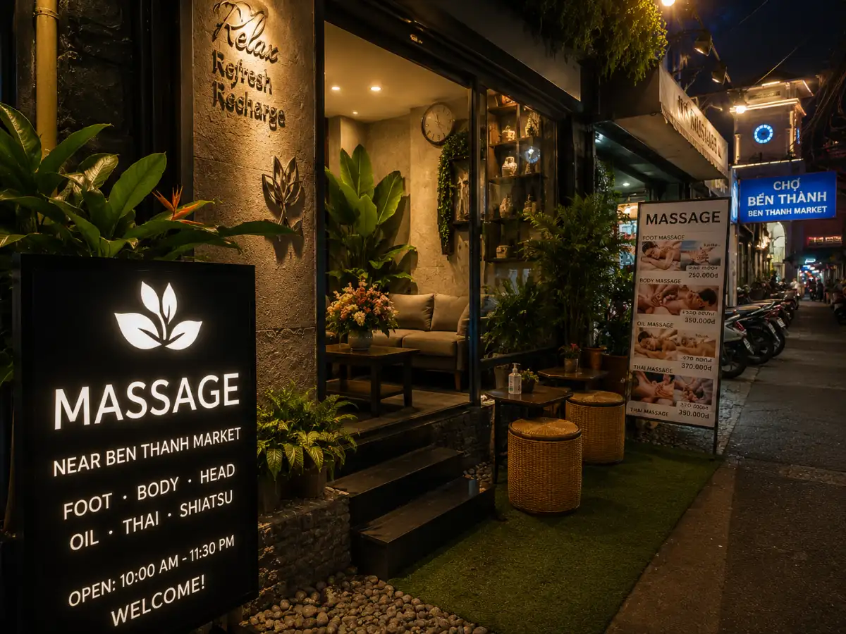 massage near Ben Thanh Market