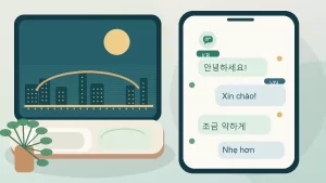 다낭 마사지 베트남어 회화 예약 및 마사지 강도 표현 안내 이미지